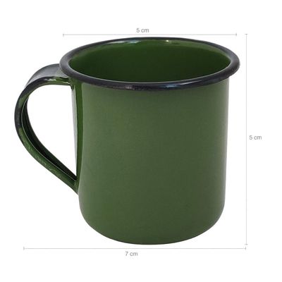 Jogo 6 Canecas Esmaltadas 70ml Chá Café
