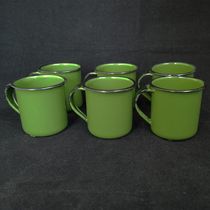 Jogo 6 Canecas Esmaltadas 70ml Chá Café