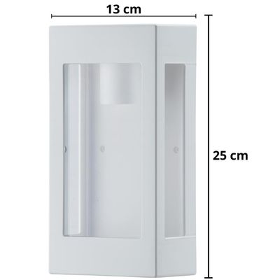 Kit 6 Arandelas Externas Prime Luminárias Bivolt de Parede Jardim Muro Entrada Dital