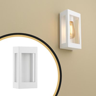 Kit 6 Arandelas Externas Prime Luminárias Bivolt de Parede Jardim Muro Entrada Dital
