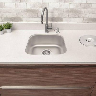 Cuba de Embutir Tramontina Lavínia 20,5L Aço Inox Escovado 40x34cm Cozinha Pia