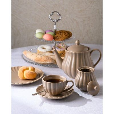 Porta Doces De Cristal 2 Andares Pearl 19,5-32 X 24 Cm Wolff