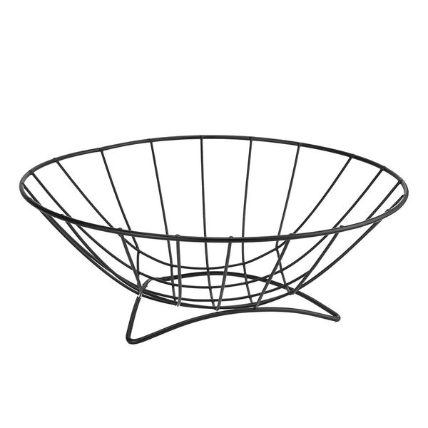 Fruteira de Mesa Arthi Linha Black Life em Aço Cromado Preta Fruteira de Mesa Arthi Linha Black Life em Aço Cromado Preta