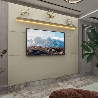 Painel Royal Com Led Off White - Gelius Móveis
