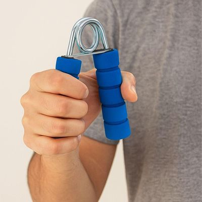 Hand Grip Exercitador De Mão Fortalecimento Muscular Treinamento Pesado Fitness Cor:azul