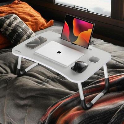 Mesa Dobrável De Colo Para Notebook Fortrek Lapdesk Branca
