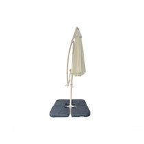 Ombrelone Lateral 3m Tahiti Fendi Com Manivela Fratini Sem Base