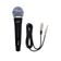 Microfone Dinâmico Profissonal com Cabo 4 Metros Performance Sound