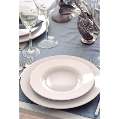 Kit 12 Prato Raso Tramontina Elena HS em Porcelana 28 cm