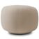 Kit 02 Poltronas Giratória Orgânica Para Sala Living Elodie M05 Bouclê Creme - Lyam Decor