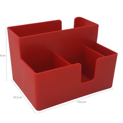 Kit 6 Porta Sachês Açúcar Guardanapos Organizador