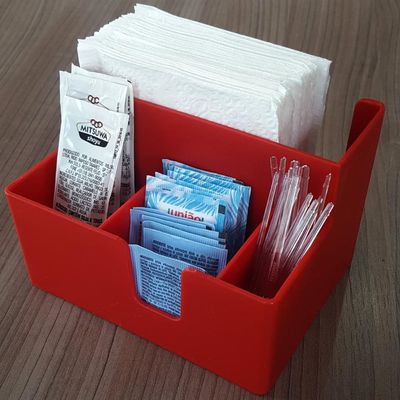Kit 40 Porta Sachês Açúcar Guardanapos Organizador