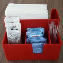 Kit 40 Porta Sachês Açúcar Guardanapos Organizador
