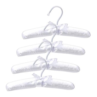 Cabide Le Cetim com 4 Unidades Cores Diversas - Item Sortido