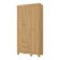 Guarda-roupa Infantil 92cm 3 Portas E 2 Gavetas Dengo Multimóveis Mp4437 Madeirado Madeirado