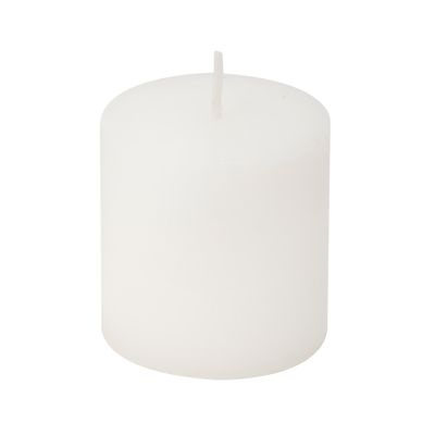 Vela Le Home Cilíndrica Branca 5cm