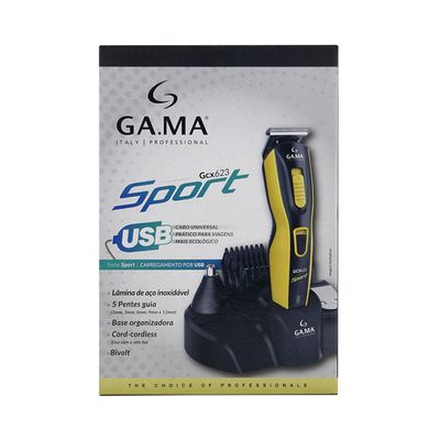 Máquina de Cortar Cabelo e Barba Gama Italy GCX623 Sport - Bivolt