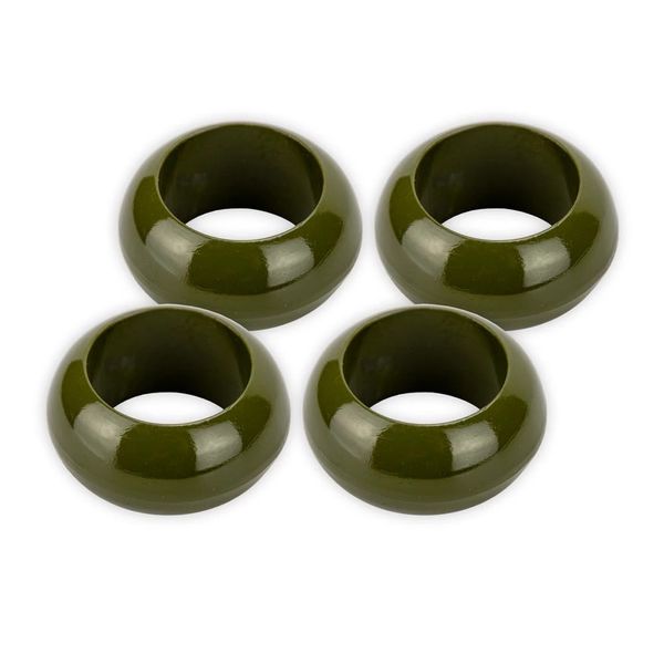 Kit Argola para Guardanapo Le Wood Verde 4 Unidades Kit Argola para Guardanapo Le Wood Verde 4 Unidades