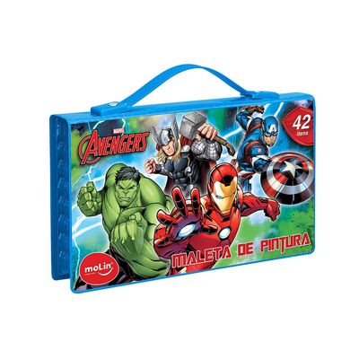 Maleta Pintura Molin Avengers com 42 Peças - Item Sortido