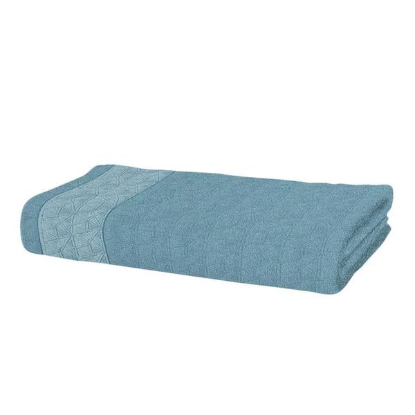 Toalha de Rosto Atlântica Dual 100% Algodão 70x50cm Azul Cetim Toalha de Rosto Atlântica Dual 100% Algodão 70x50cm Azul Cetim