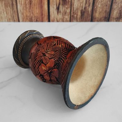 Cuia Chimarrão Tererê Porongo Decorada Laser 14cm