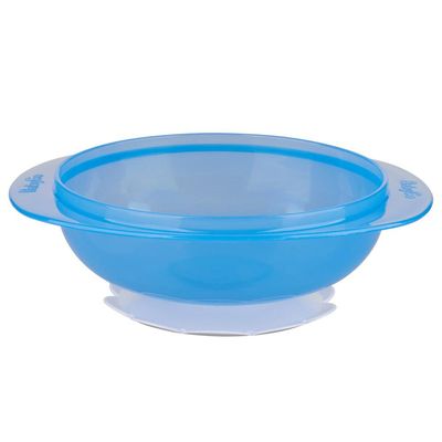 Kit Prato Bowl Dermiwil com Talheres Azul Azul