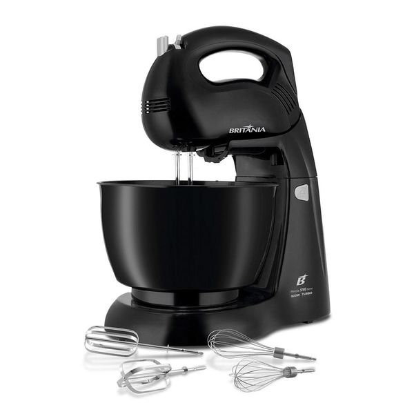 Batedeira Pérola 550 Neve Britânia Preta 127V