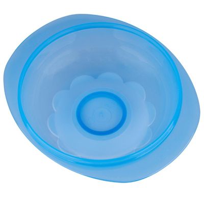 Kit Prato Bowl Dermiwil com Talheres Azul Azul