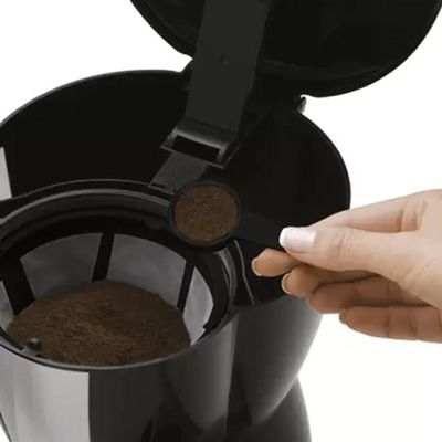 Cafeteira 15 Xícaras com Jarra Inox Britânia 15 TEMP Preta e Prata 127V 127V