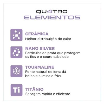 Secador de Cabelo By Juliette Mondial SCPJU03 Rosa com Azul 127V 127V