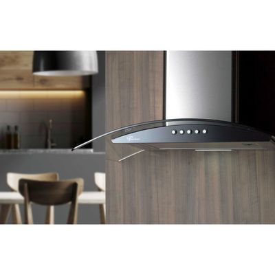 Coifa de Parede Fischer Fit 60cm Vidro 28017 Inox / 220V