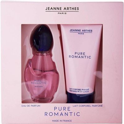 Perfume Feminino Jeanne Arthes Pure Romantic Edp Spray 100 ml&loção Corporal Perfumada 150