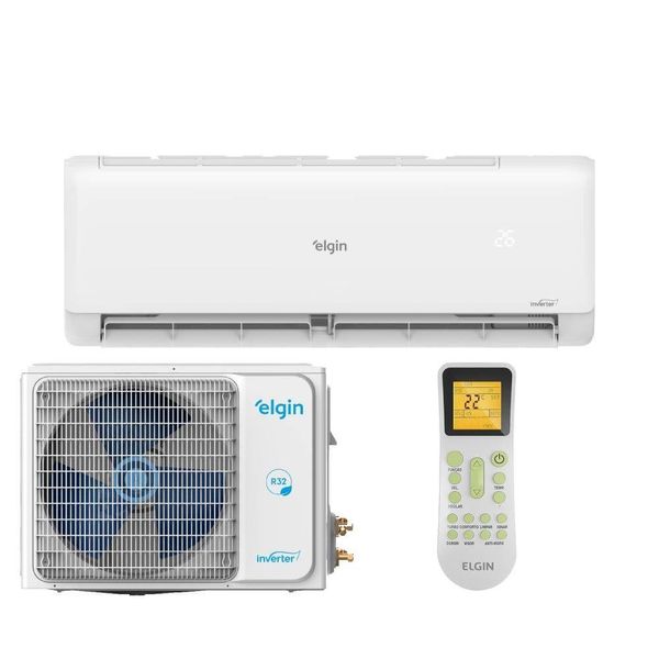 Ar Condicionado Split Elgin Eco Inverter II WiFi 9000 BTUs Quente e Frio 220V