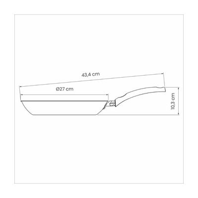 Frigideira Tramontina Turim Antiaderente Max Vermelha 26 cm