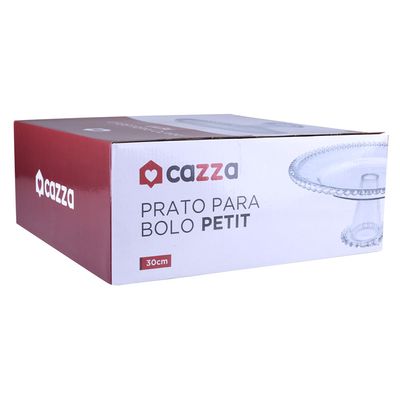 Prato para Bolo de Vidro 30cm Petit CV244730 Cazza