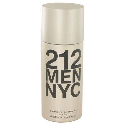 Perfume Masculino 212 Carolina Herrera 150 Ml Desodorante