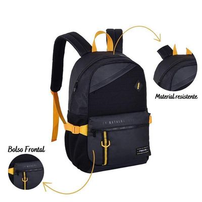 Mochila De Costas Free Fire Preta 18 Fr24643