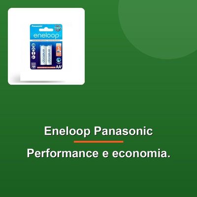 Pilha Recarregável Aa 1.2v 2000mah Eneloop Panasonic Car -2