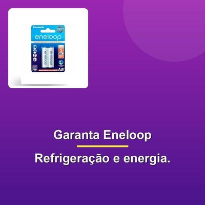 Pilha Recarregável Aa 1.2v 2000mah Eneloop Panasonic Car -2
