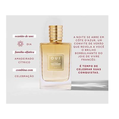 L’or De Méditerranée Eau De Parfum Pour Homme 75ml