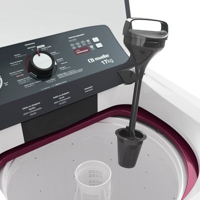 Máquina de Lavar Mueller 17kg, com Ultracentrifugação e Ciclo Rápido MLA17 Branco / 220V