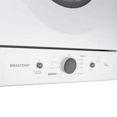 Secadora de Roupas Suspensa 10KG Cesto em Aço Brastemp Branco / 110V