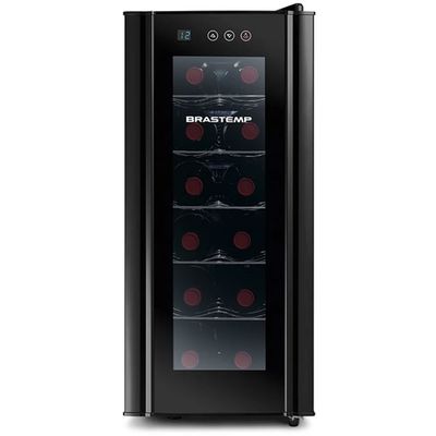 Adega Brastemp All Black para 12 Garrafas - BZC12BE Preto / 110V