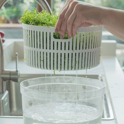 Secador De Saladas Com Tampa 5,5 L Clear Fresh Ou