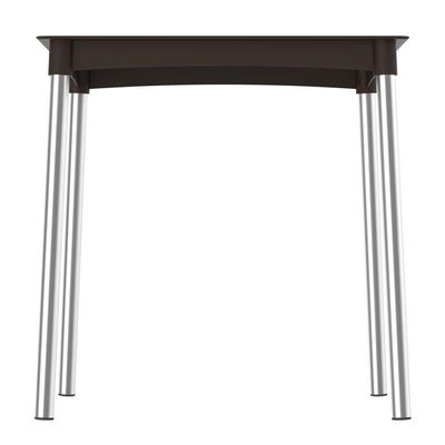 Mesa Quadrada Atto Ratan Chocolate Grifit
