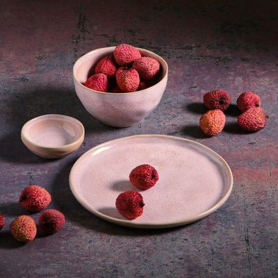 Conjunto De Cumbucas 04 Peças Linhas Litchi Porto Brasil