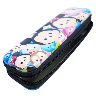 Estojo Metal Mickey Minnie Tsum Tsum 6x3.5x19cm Disney