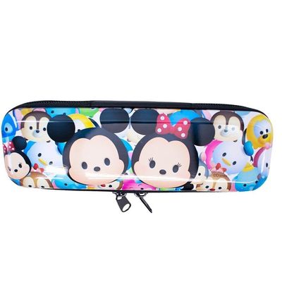 Estojo Metal Mickey Minnie Tsum Tsum 6x3.5x19cm Disney