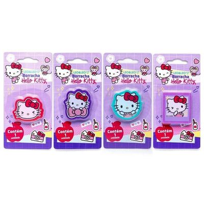 Borracha Escolar Hello Kitty Leo&leo Roxo