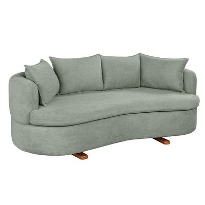 Sofa 4 Lugares Boucle M-204 2m Living Estofados Martins Boucle Verde